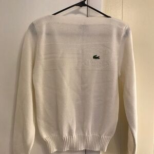 Vintage Women’s Izod Sport Lacoste Boatneck Sweater size 38
